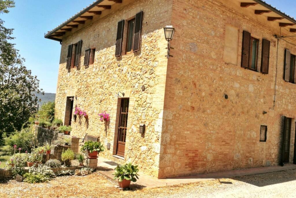 Claudia Vacanza Toscana - Appartamento Melograno -10 Min Da Siena Sovicille Dış mekan fotoğraf