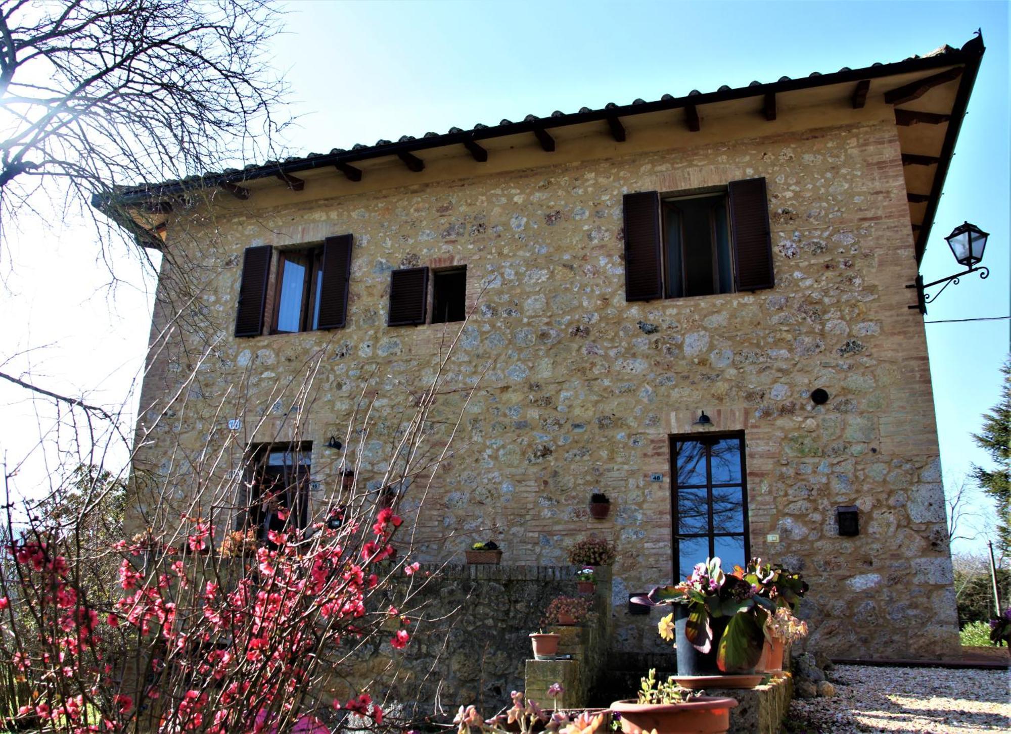 Claudia Vacanza Toscana - Appartamento Melograno -10 Min Da Siena Sovicille Oda fotoğraf